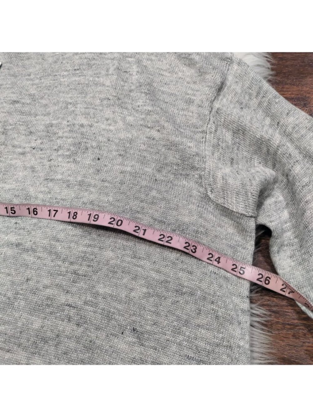 NWT Eileen Fisher Organic Linen Melange Lagenlook SZ L Mock Artsey Sweater Gray - Picture 13 of 14
